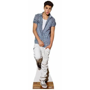 Justin Bieber Lifesize Standup Poster