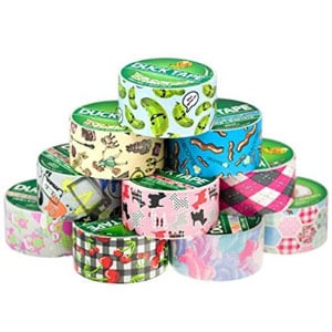10 Rolls Duck Duct Tape Colored Patterns
