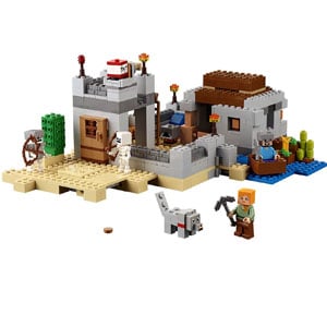 NEW LEGO 21120 Minecraft The Snow Hideout STEVE Minifigure Wood Pickaxe  Sword 