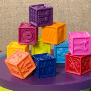 B. Toys B. One Two Squeeze Blocks