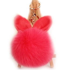 URSFUR Faux Fur Ball Keychain