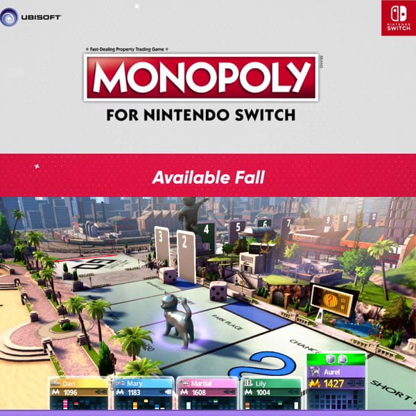 Monopoly Heading to Nintendo Switch Toybuzz Games