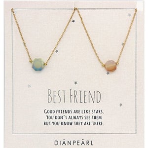 DIANPEARL Best Friend Necklace