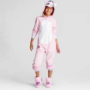 JoJo Siwa Girls' Stay Cool Zippered Sleeper Set Sleep Pajama Jumpsuit