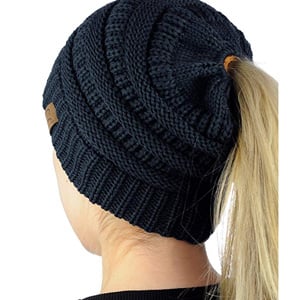 C.C Ponytail Beanie Hat