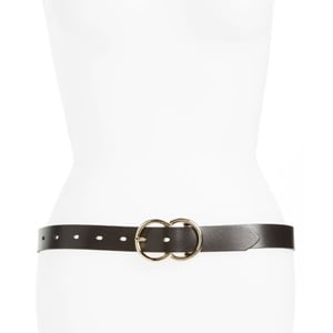 Double Ring Leather Belt