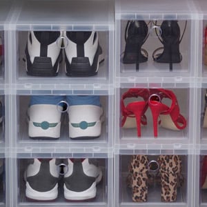 IRIS High Clear Front Access Shoe Box