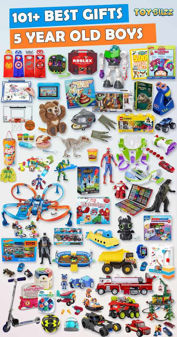 favorite toys for 5 year old boy