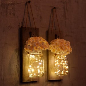 GBtroo Rustic Wall Sconces