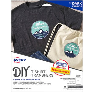 Avery Printable Heat Fabric Transfer Paper