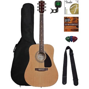 Fender Dreadnought Acoustic Guitar Bundle