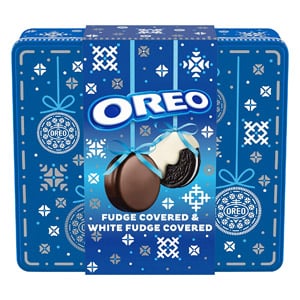 Fudge and White Fudge Covered OREOS