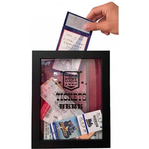 Ticket Shadow Box